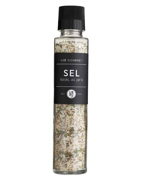 Lie gourmet kværn basilikum, hvidløg, persille 290 g - Bahne
